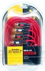 Autofun Street SRCA-25  2-х канальный RCA кабель